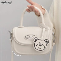 Túi yên ngựa chéo Aolang Túi đựng chất liệu DIY thủ công, gấu bông dễ thương tặng bạn gái và món quà sinh nhật của người bạn thân nhất