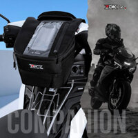 Túi ZDK K2 treo đầu xe máy, túi đựng điện thoại, đồ dùng treo đầu xe, 2 ngăn chính, 2 ngăn hông, có lỗ sạc pin tiện lợi