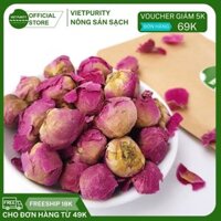 TÚI ZIP 15GR TRÀ HOA HỒNG MẪU ĐƠN VIETPURITY SẤY KHÔ NGON SẠCH - NỤ HOA HỒNG KHÔ GIÚP CÂN BẰNG NỘI TIẾT TỐ NỮ