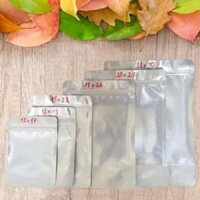 Túi Zip Bạc (1 mặt bạc, 1 mặt trong) Nhiều Size 1KG - Túi Zipper - Túi Thực Phẩm