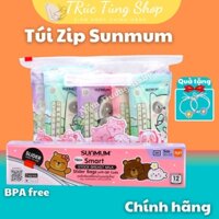 Túi zip bảo quản SUNMOM Thái Lan chính hãng( hộp 10c)