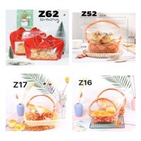 Túi zip đựng bánh, kẹo hình giỏ nhiều mẫu 50 chiếc