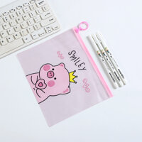 Túi zip đựng bút bóp viết heo hồng cute pig pig nhiều mẫu - Mẫu 2