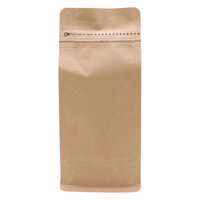Túi Zip Giấy Kraft Đáy Bằng Pocket 13 x 26 x 8.5 cm 10 Túi