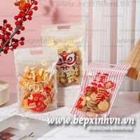 Túi zip Tết Lân Cá Pháo Hoa