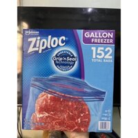 Túi Ziploc bảo quản thực phẩm Freezer 152 túi kích thước 26.8cm*27.3cm)