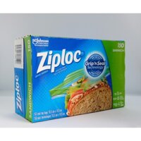 Túi Ziploc bảo quản thực phẩm 150 túi kích thước 16.5cm x 14.9cm