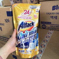 Túi/Chai nước giặt khử mùi Attack Extra MATIC Vàng 1200g-2.3kg