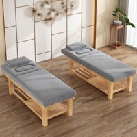 Tuina Giường Làm Đẹp Có Lỗ Bước Trở Lại Giường Vật Lý Trị Liệu Thẩm Mỹ Viện Moxib Kiệt Giường Massage Gỗ Nguyên Khối