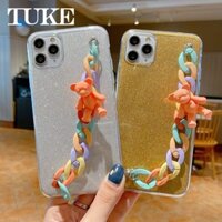 TUKE Đeo Dây Buộc Ốp Điện Thoại Cho Samsung Galaxy J7 J5 J3 2017 J330 J530 J730 J7 Max J7 DUO Nhựa TPU Mềm Kim Tuyến Chống-Mùa Thu Bìa