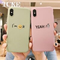 TUKE Frosted Silicone Vỏ Điện Thoại Cho Meitu T9 T8 T8S M8 M8S M6 M6S MP1718 MP1710 Nhựa TPU Mềm Màu Kẹo Cover Quay Lại Coque