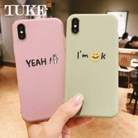 TUKE Silicone Mềm Mờ Vỏ Điện Thoại Cho Meitu T9 T8 T8S M8 M8S M6 M6S MP1718 MP1710 Dễ Thương Chống-Mùa Thu Vỏ Bảo Vệ