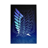 Tukiv Attack On Titan Wings of Freedom Poster Puzzles 1000 Pieces Anime Jigsaw Puzzles Murals Wooden DIY Puzzle Collectibles Home Decoration Christmas