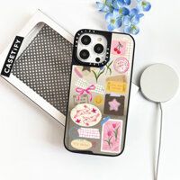 Tulip Bowknot Sticker Vỏ Gương Cho IPhone 11 12 13 12Pro 14PLUS 15 Pro Max Vỏ Sạc Từ Tính Không Dây Ốp điện thoại PC Cứng Mềm Viền Ốp điện thoại Hộp Đóng Gói