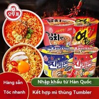 Tumbler Hàn Quốc Jin Ramen Mì kim chi cay nguyên bản Mì ống Mì ăn liền Hàn Quốc