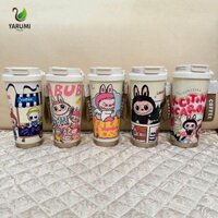 Tumblers cách nhiệt ALISON, Cốc giữ nhiệt bằng thép không gỉ 500ml, Bình giữ nhiệt dung tích lớn Labububupu Cắm trại