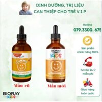 Tummy Bioray Kids 🔥 CAO CẤP 🔥 Cải thiện ngôn ngữ, tăng cường khả năng nói và giao tiếp cho bé, 120ml date 2027