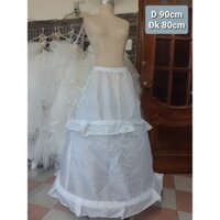 tùng váy cưới 2 tầng, tùng phồng cô dâu, tùng cưới
