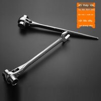 Tuo Sen nhanh chóng ổ cắm ratchet cờ lê rơi ra lục giác hai chiều mở đuôi nhọn