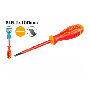 Tuốc nơ vít dẹp cách điện Total THTIS6150 6.5mm, 1000V