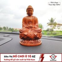 Tượng A Di Đà gỗ Xá Xị (Tặng kèm miếng dán đa năng chống trượt)