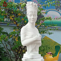 Tượng Bán Thân - Đầu Tượng Thạch Cao Juliette Rescamier Phong Cách Phục Hưng, Châu Âu