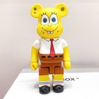 Tượng Bearbrick bọt biển Spongebob 400%