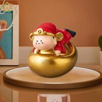 Tượng Bothyi Thần May Mắn Điêu Khắc Kệ Sách Quà Tặng Tủ Để Bàn Hành Lang Hình Nhựa Trang Trí