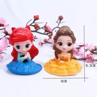 TUONG-Búp bê belle váy vàng dáng ngồi (nhựa dẻo) SALE.Trên V21