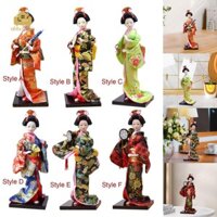 Tượng búp bê Geisha Nhật Bản abbraccia phong cách phương Đông Châu Á handmade