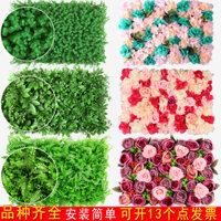 Tường cây nhân tạo, tường cây xanh, bãi cỏ giả nhựa, tường nền Milan, tường hoa bạch đàn, trang trí tường cửa trong nhà