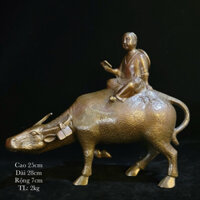 tượng chăn trâu - Mục đồng cưỡi trâu