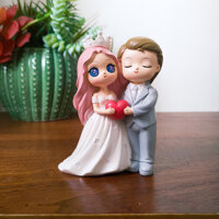 Tượng chibi cô dâu chú rể