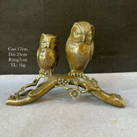 tượng chim cú mèo bằng đồng, tượng tích mai điểu, phong thuỷ may mắn nhật bản