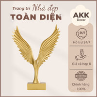 Tượng chim đại bàng tung cánh mạ vàng - trang trí phòng khách/ phòng làm việc