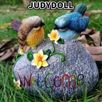 Tượng chim JUDYDOLL, Tượng ký hiệu chào mừng bền bằng nhựa, Sân vườn ngoài trời Bãi cỏ nghệ thuật Trang trí sân vườn Trang trí hoa văn chim Trang trí thủ công Điêu khắc đá