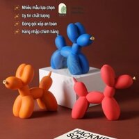 Tượng Chó Poodle Thổi Bóng MINT DECOR Nhiều Màu Lựa Chọn Trang Trí Kệ Tủ, Phòng Khách, Cửa hàng, Spa, Khách Sạn