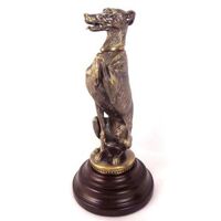 Tượng chú chó Bombay 8" Greyhound Dog Bronze Sculpture