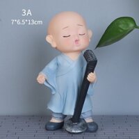 Tượng Chú Tiểu Hát Say Sưa | Tượng Phong Thủy và Trang Trí || Mocminigarden