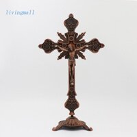Tượng Chúa Jesus Bằng Kim Loại Phong Cách Vintage