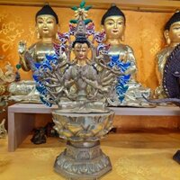 Tượng Chuẩn Đề Bồ Tát Tượng đồng Mật tông