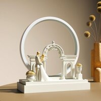 Tượng cô dâu chú rể kèm đèn led đẹp