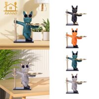 Tượng Có Khay Kẹo Món Ăn Đồ Lặt Vặt Hộp Đựng Điêu Khắc Khay Trang Sức Cho Căn Hộ Cửa Hàng Trang Trí Phòng Ăn