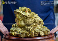 Tượng Cóc 3 Chân Ngậm Tiền - Thiềm Thừ Bằng Đồng Nhiều Cỡ