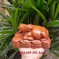 Tượng con trâu gỗ hương [RẺ SẬP SÀN]