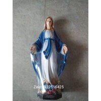 Tượng Công Giáo_ Tượng Đức Mẹ bạn ơn thạch cao _Tương màu công giáo (40cm,50cm...)