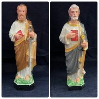 Tượng công giáo- Tượng thánh Phero& Phaolo ( Peter & Paul) cao 30cm