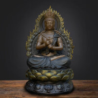 Tượng Đại Nhật Như Lai Bồ Tát Gốm Tử Sa Cao Cấp - Tượng Phật Bản Mệnh Tuổi Mùi Và Tuổi Thân - Tượng Phật Phong Thủy