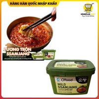 Tương đậu Chung Jung One Ofood Hàn Quốc hũ 500gr dùng để chấm thịt nướng luộc cơm trộn ăn liền canh rong biển tokkboki homeplus mart