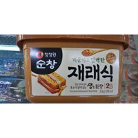 TƯƠNG ĐẬU HÀN QUỐC HỘP TO 2KG - 순창 된장